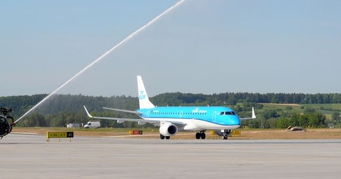 Inauguracja połączenia lotniczego Kraków-Amsterdam