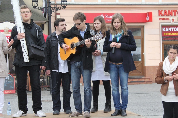 Ewangelizacja na Rynku w Oświęcimiu