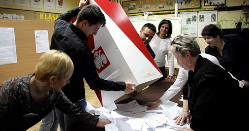 W Obwodowej Komisji Wyborczej nr 2 w Łowiczu wybory przebiegły bez zakłóceń i o 21.00 jej członkowie mogli zająć się liczeniem głosów