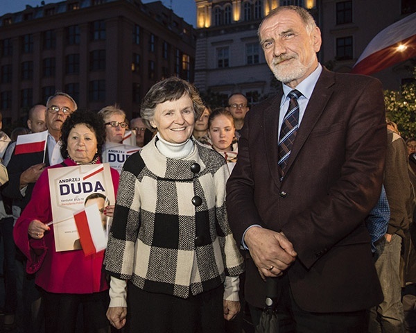 Rodzice Andrzeja Dudy Janina Milewska-Duda i Jan Tadeusz Duda od początku wspierali go w walce  o prezydencki fotel