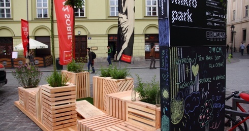 Na Małym Rynku - jeszcze mniejszy park