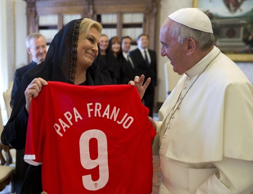 Papieskie spotkanie z przyjacielem z Urugwaju