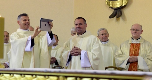 Msza św. srebrnych  jubilatów w Radomiu