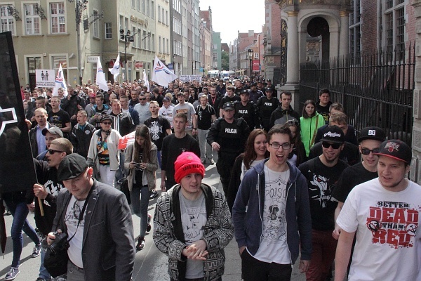 "Marsz równości" i manifestacja narodowców