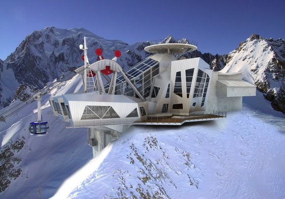 Nowa kolejka linowa na Mont Blanc