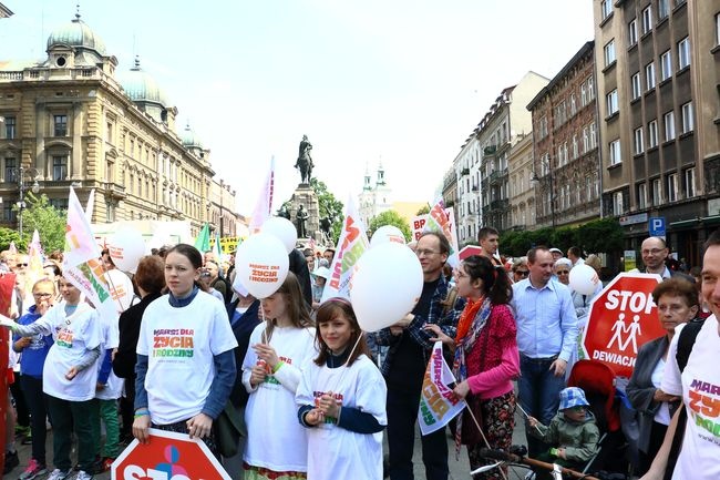 Marsz dla Życia i Rodziny Kraków 2015