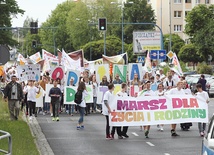 Trasa w Lubinie wiodła m.in. aleją Niepodległości, czyli główną ulicą miasta