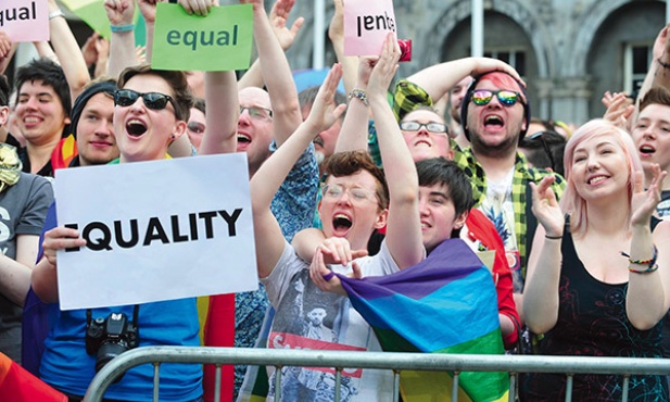 Reakcja zwolenników zmian  w irlandzkiej konstytucji  na wyniki referendum