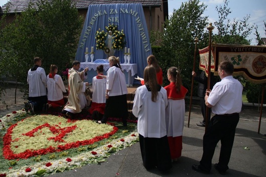 Procesja Bożego Ciała w Zalesiu Śląskim