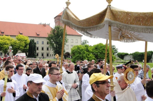 Boże Ciało w Krakowie - Msza św. na Wawelu