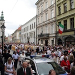 Boże Ciało w Krakowie - procesja z Wawelu na Rynek Główny - cz. 1