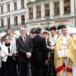 Boże Ciało w Krakowie - procesja z Wawelu na Rynek Główny - cz. 2