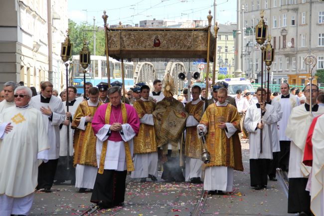 Centralna procesja Bożego Ciała we Wrocławiu