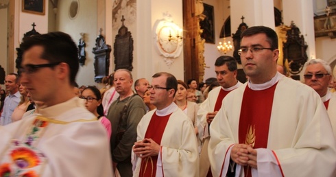 Boże Ciało w Łowiczu - Eucharystia