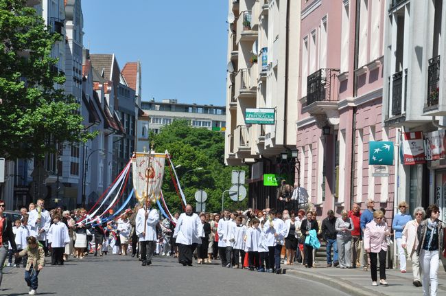 Procesja Bożego Ciała w Kołobrzegu