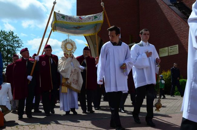 Procesja Bożego Ciała w Słupsku