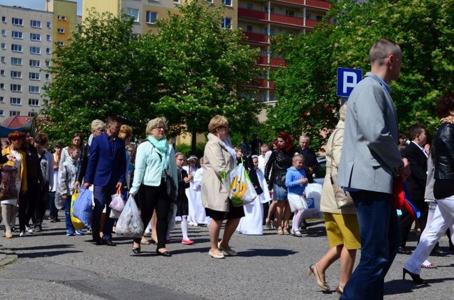 Procesja Bożego Ciała w Słupsku