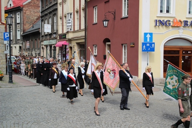 Procesja Bożego Ciała ulicami Bielska-Białej