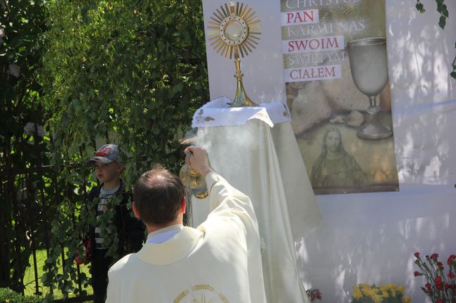 Procesja Bożego Ciała w Kretominie