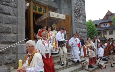 Boże Ciało w Poroninie