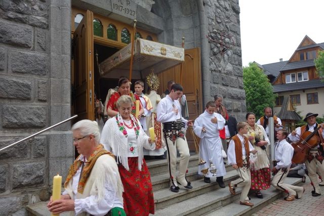 Boże Ciało w Poroninie