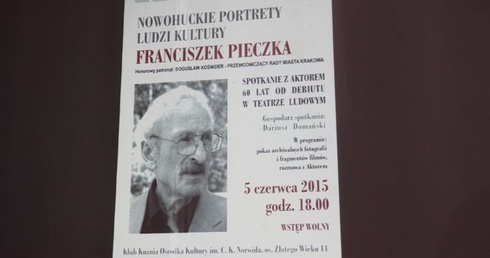 Franciszek Pieczka w Nowej Hucie