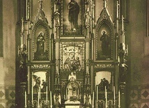 Stara fotografia kościoła św. Jana Chrzciciela w Zabrzu-Biskupicach