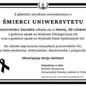 Zawiadamiamy o... śmierci uniwersytetu