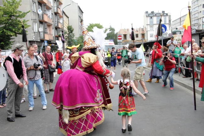 Lajkonik harcuje w Krakowie