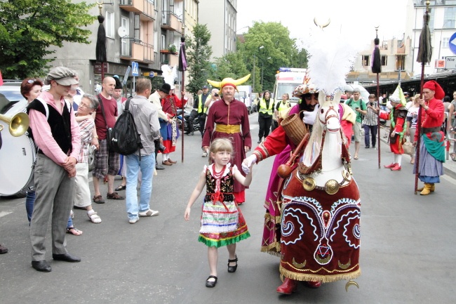 Lajkonik harcuje w Krakowie