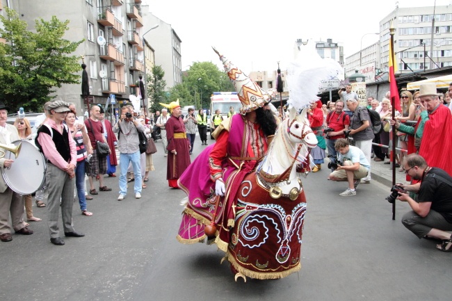 Lajkonik harcuje w Krakowie