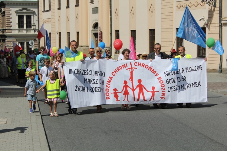 Marsz dla Życia i Rodziny w Cieszynie - cz. 1