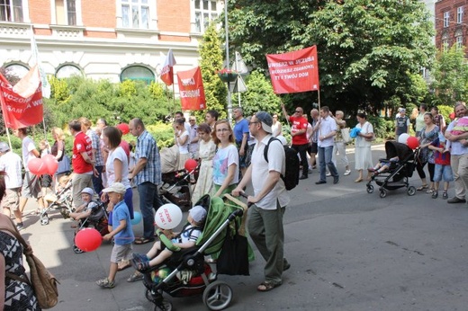 Marsz dla Jezusa i rodziny w Gliwicach