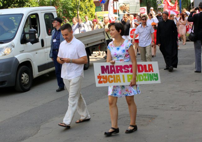 Marsz dla Jezusa i rodziny w Gliwicach