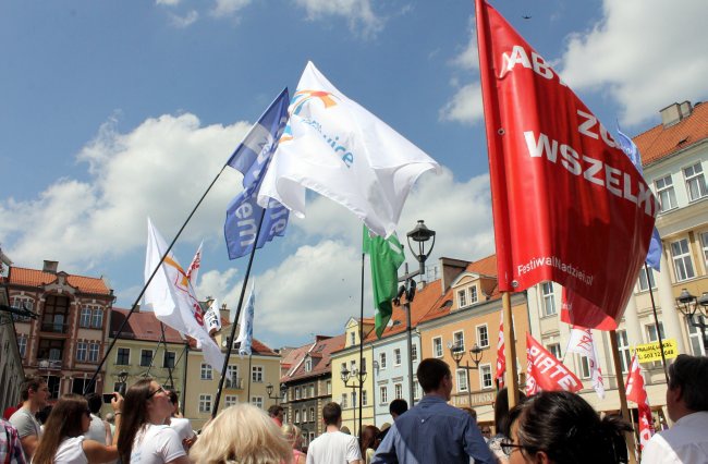 Marsz dla Jezusa i rodziny w Gliwicach