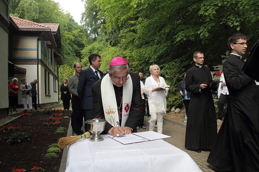 Poświęcenie okna życia w Sopocie