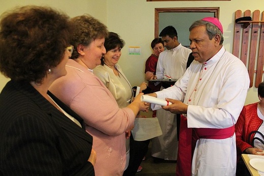 Bp Joseph Ponniah ze Sri Lanki na Złotych Łanach