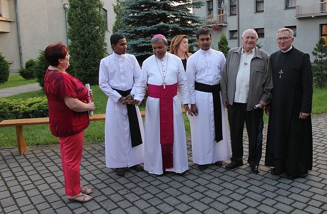 Bp Joseph Ponniah ze Sri Lanki na Złotych Łanach