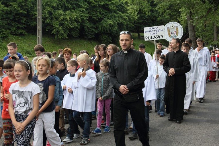 Pielgrzymka ministrantów do Wąwolnicy