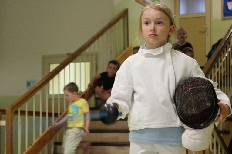 Szermierka w katolickiej szkole