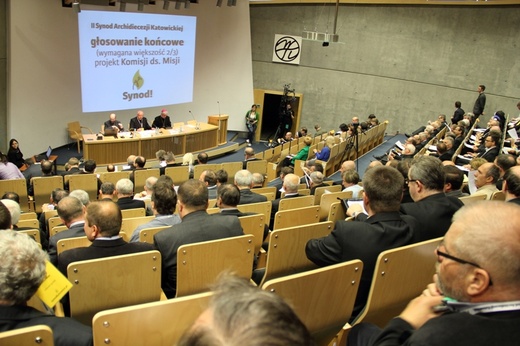 Sesja plenarna II Synodu Archidiecezji Katowickiej