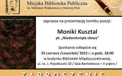 Poezja Moniki Kusztal