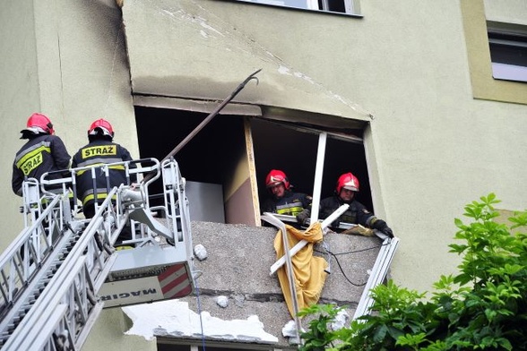 Wybuch gazu w szczecińskim wieżowcu