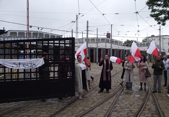 Strajk w zajezdni na Ołbinie!