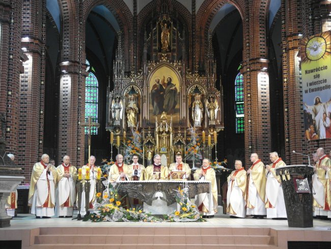 Uroczystość Św. Ap. Piotra i Pawła w gliwickiej katedrze