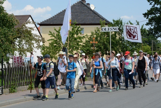 Olesno w drodze na Górę św. Anny