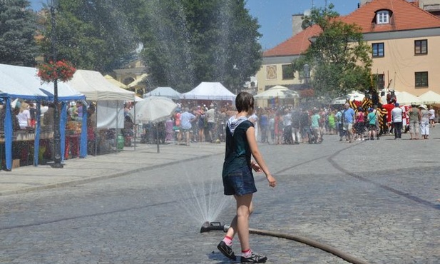 Upał w Sandomierzu 