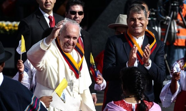 Papież dotarł do Ekwadoru