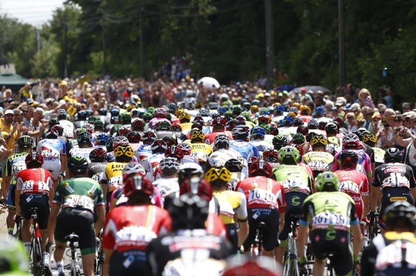 Machina Tour de France stanęła