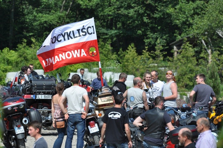 Przed paradą motocyklową